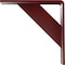 Ekena Millwork Traditional Steel Bracket, Hammered Bright Red 2"W x 8"D x 8"H BKTM02X08X08TRHRE - alternate 9